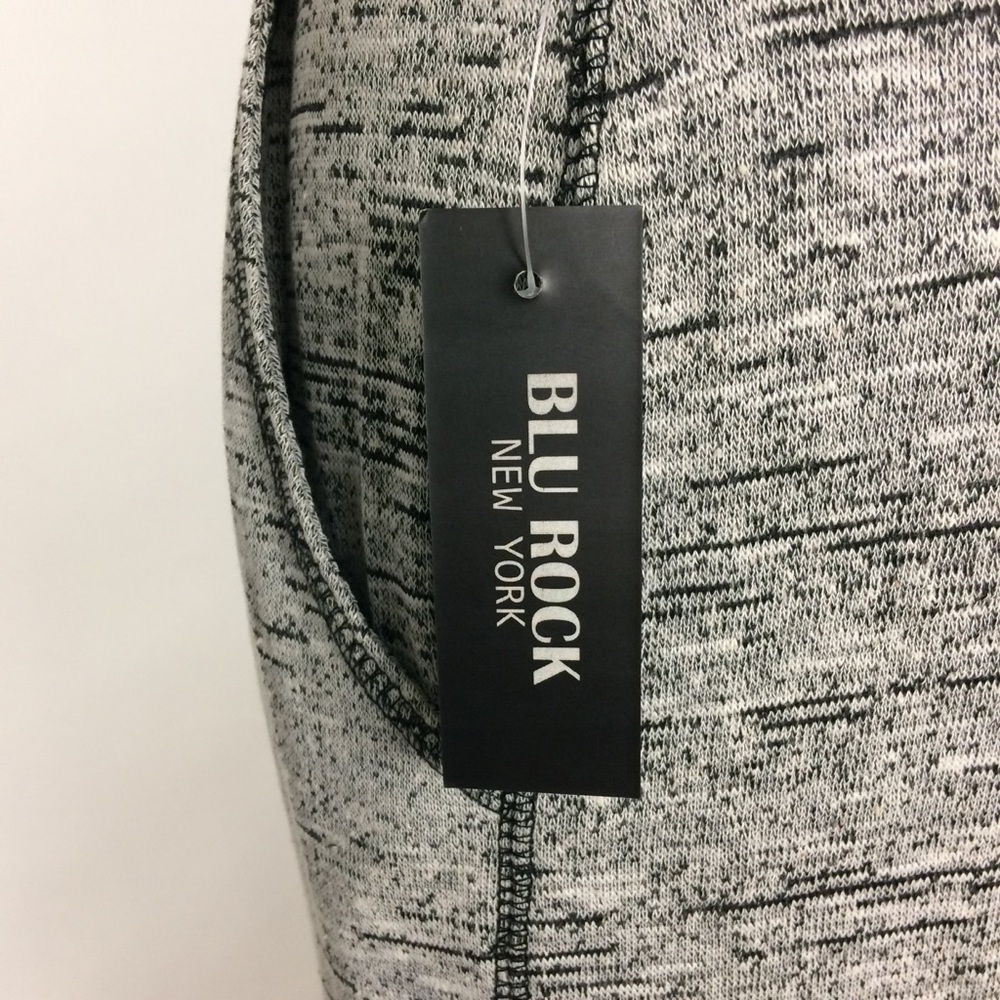 Heather Gray Blu Rock NY Cropped Joggers - Picture 6 of 6